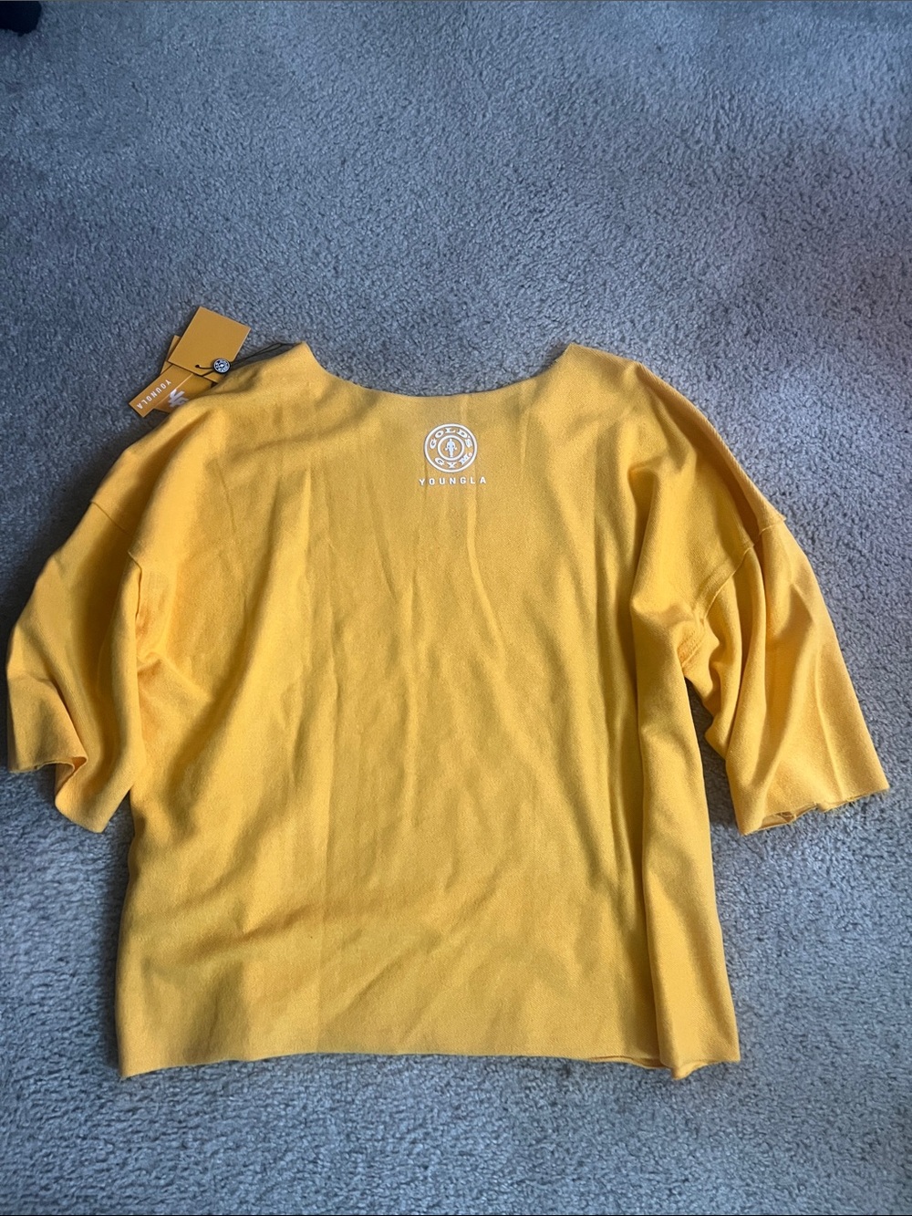 Young la golds gym short sleeve sweatshirt - Picture 5 of 6